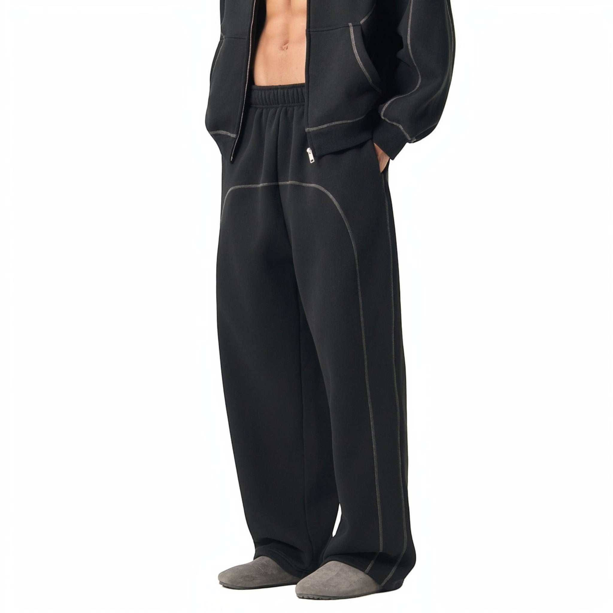 Stitch contrast sweatpants Studio Ruban — colour variant