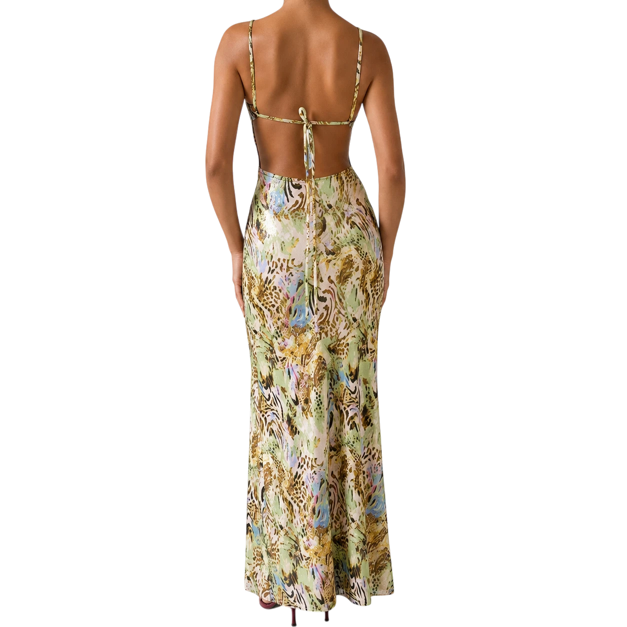 Lena slip dress Studio Ruban — on model
