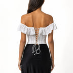 Aureli embroidered vest Studio Ruban — back view