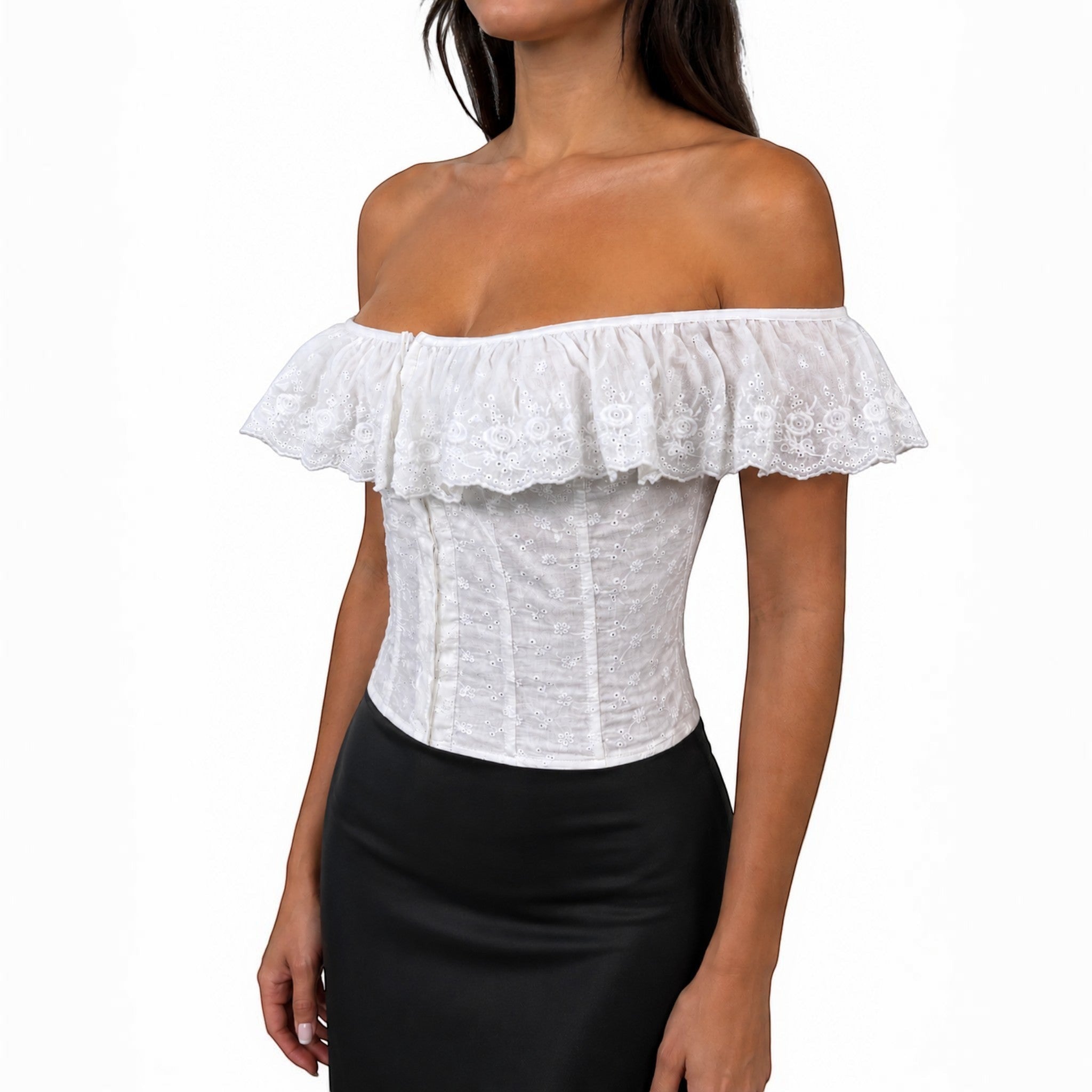 Aureli ruffle vest Studio Ruban — colour variant