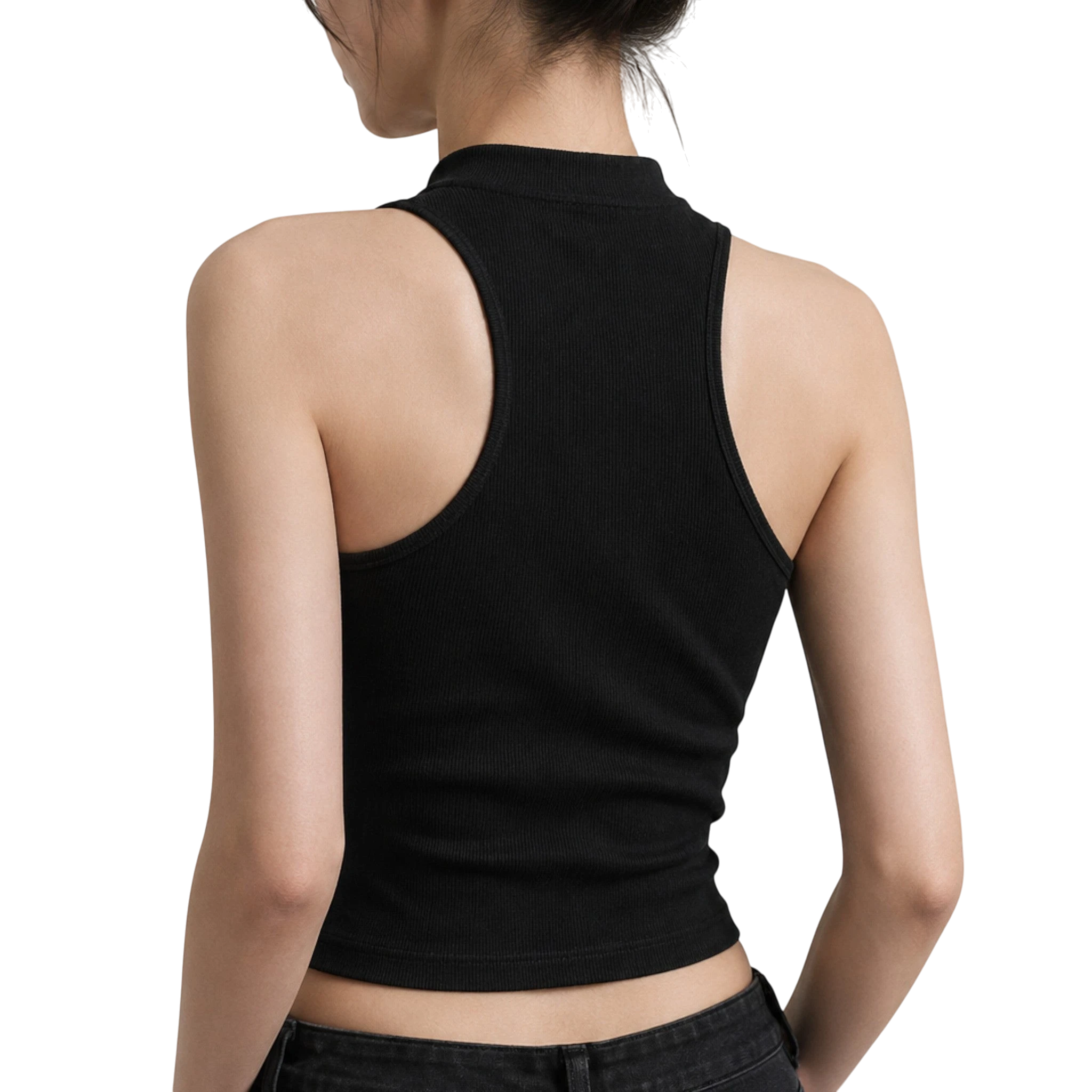 Tia halter top Studio Ruban — on model