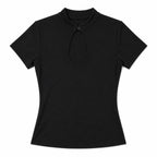 Mirella collar crop top Studio Ruban — back view