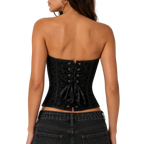 Liane leopard corset Studio Ruban — on model