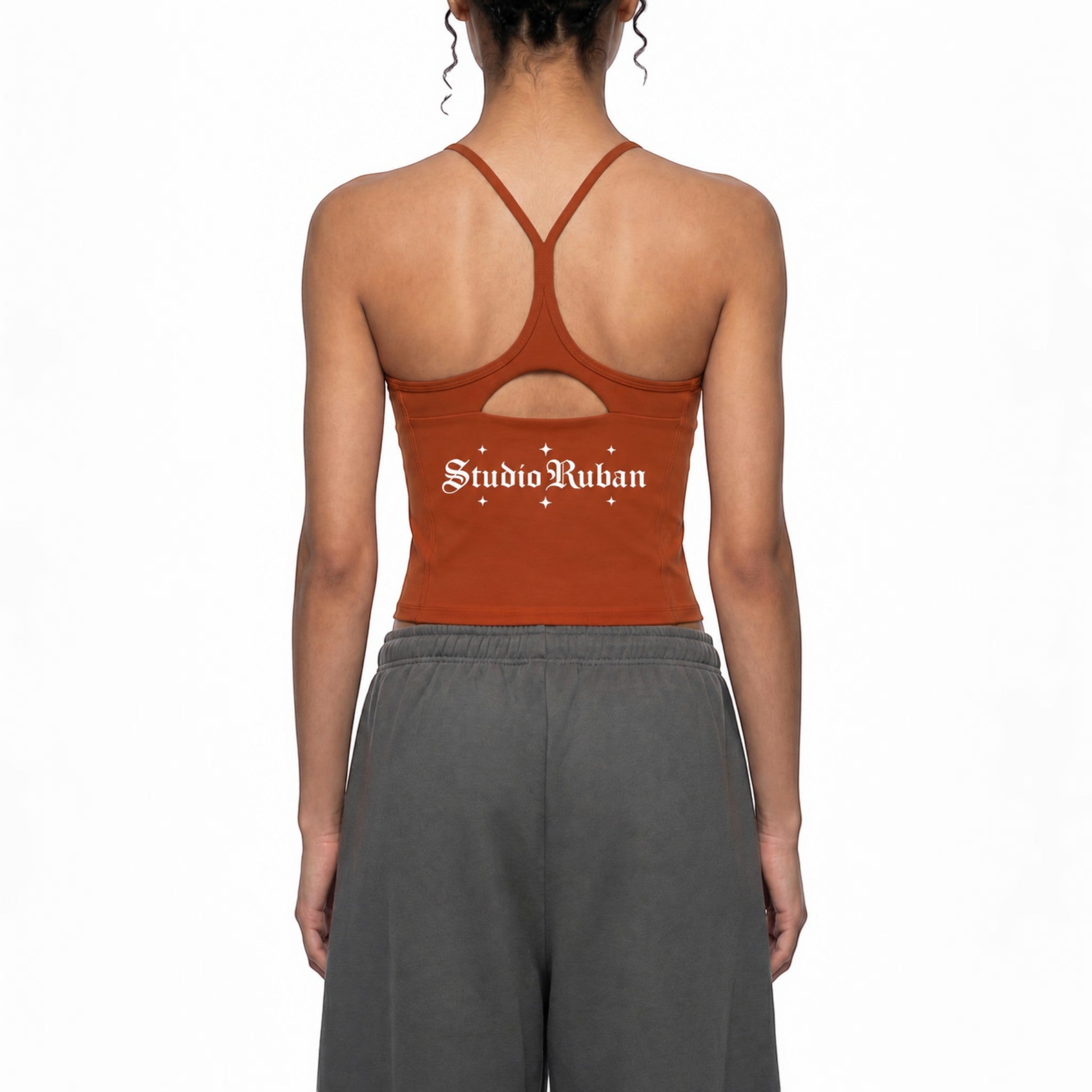 Niko yoga bra Studio Ruban — on model