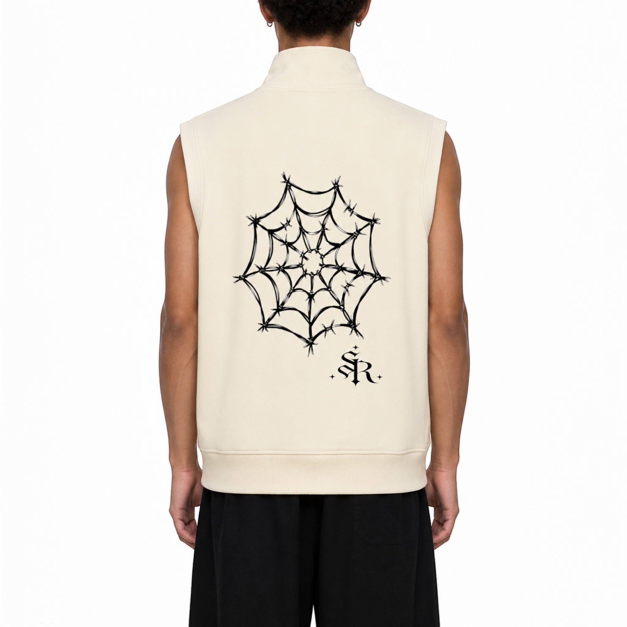 Vex Heavyweight Vest Studio Ruban — model back