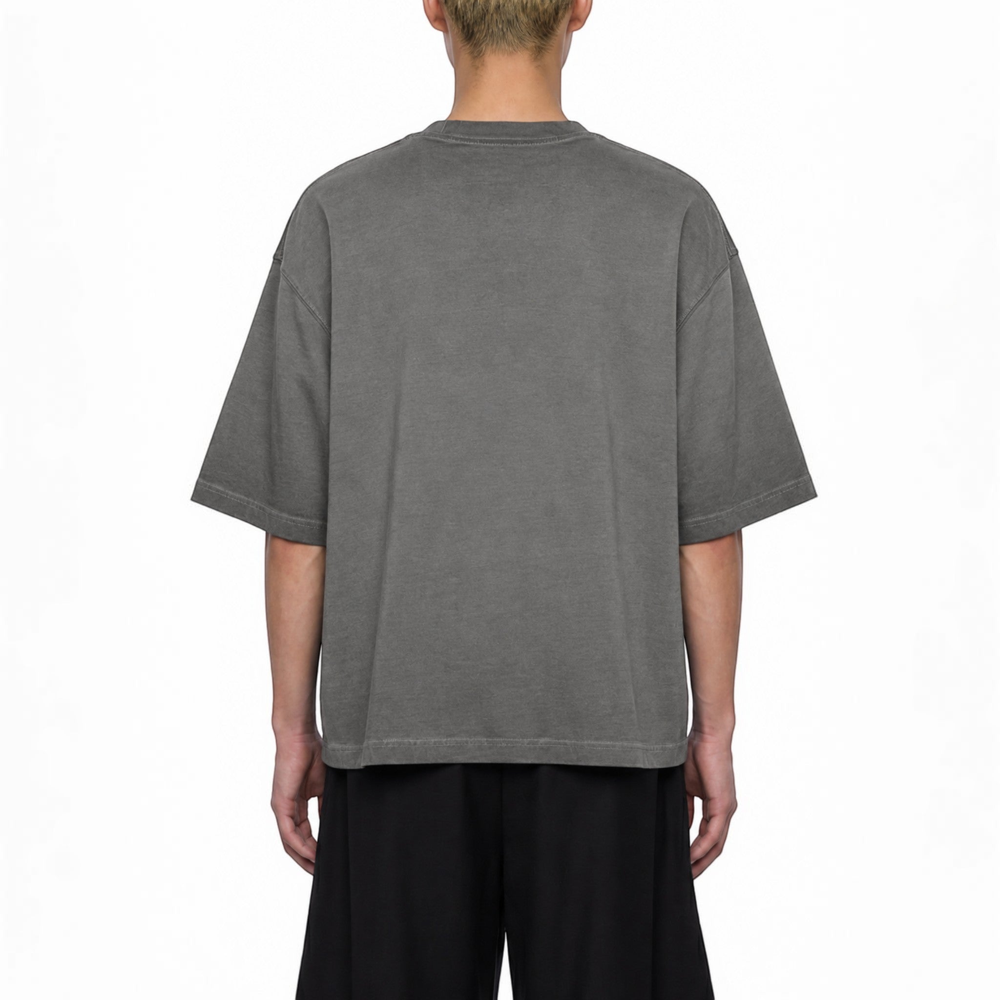 Fade Reverse Dyed Boxy T-Shirt Studio Ruban — back view
