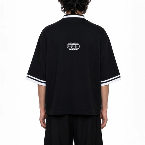 Base Heavyweight Baseball Jersey Studio Ruban — model back