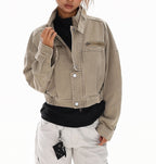 Maud denim jacket Studio Ruban — lifestyle shot