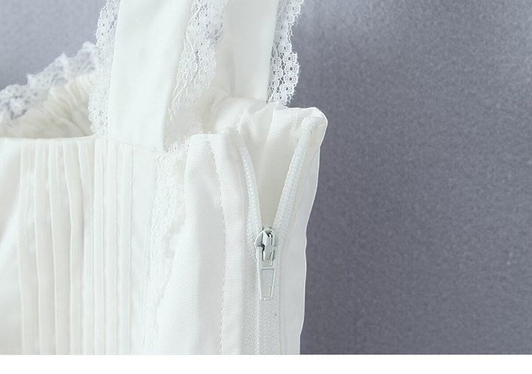 Rina lace corset Studio Ruban — flat lay