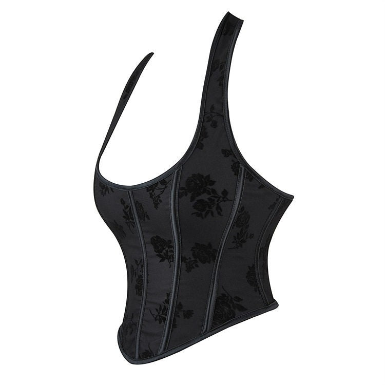 Joana bandeau corset Studio Ruban — back view