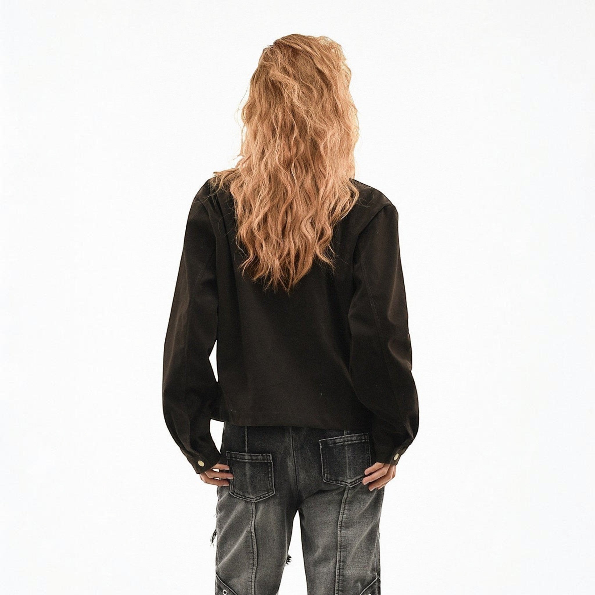 Rivet star rivet jacket Studio Ruban — detail shot