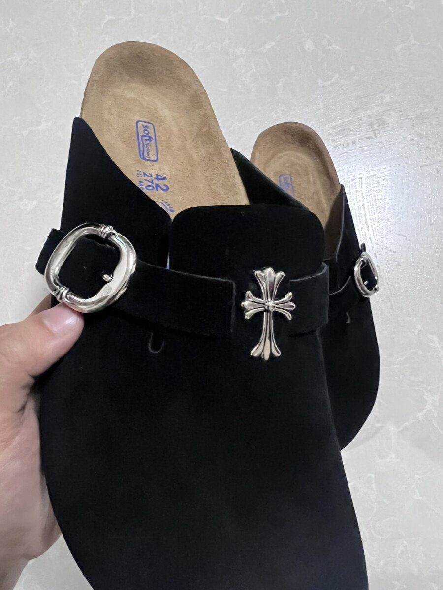 Birkenstock sterling silver Studio Ruban — front view