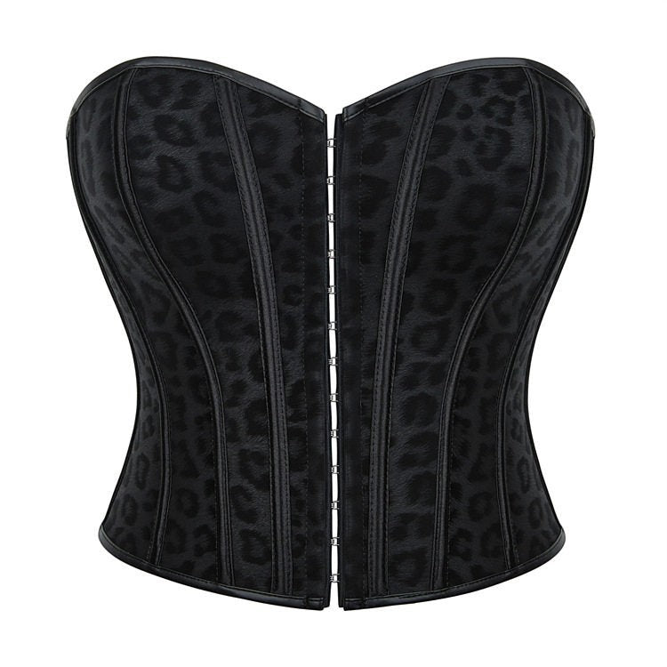 Liane leopard corset Studio Ruban — full view