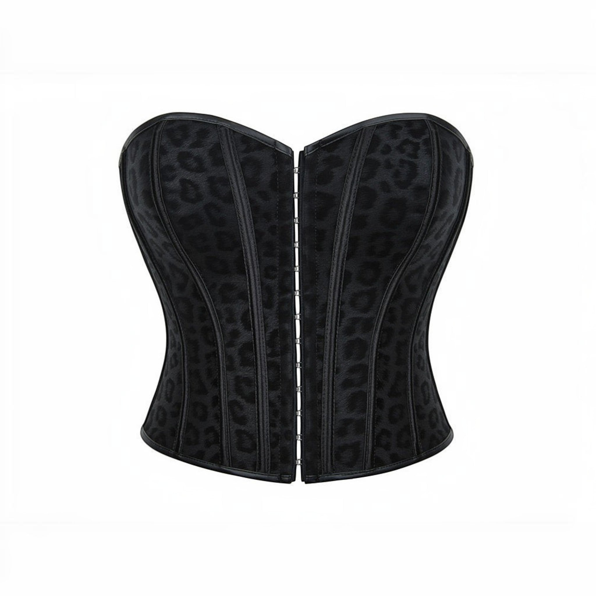 Liane leopard print corset Studio Ruban — back view