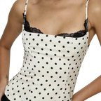 Franci lace corset top Studio Ruban — back view