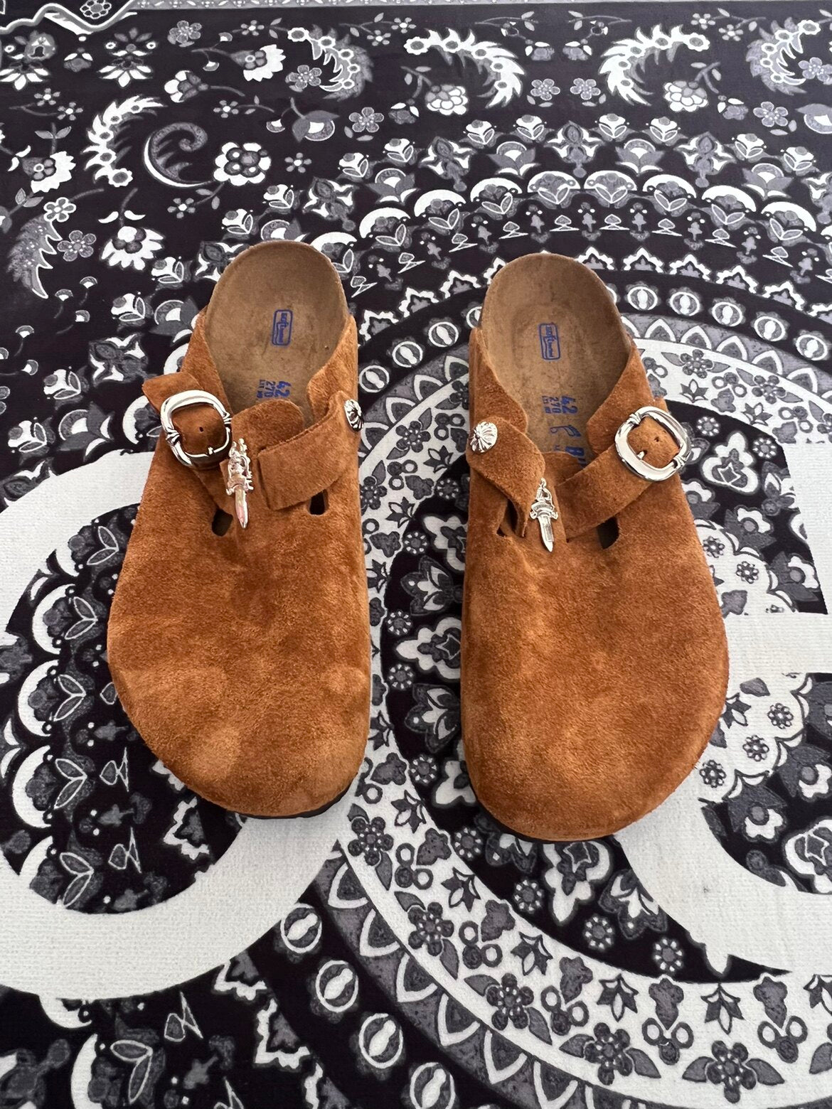 Birkenstock sterling silver Studio Ruban — detail shot