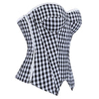 Viana plaid corset Studio Ruban — detail shot