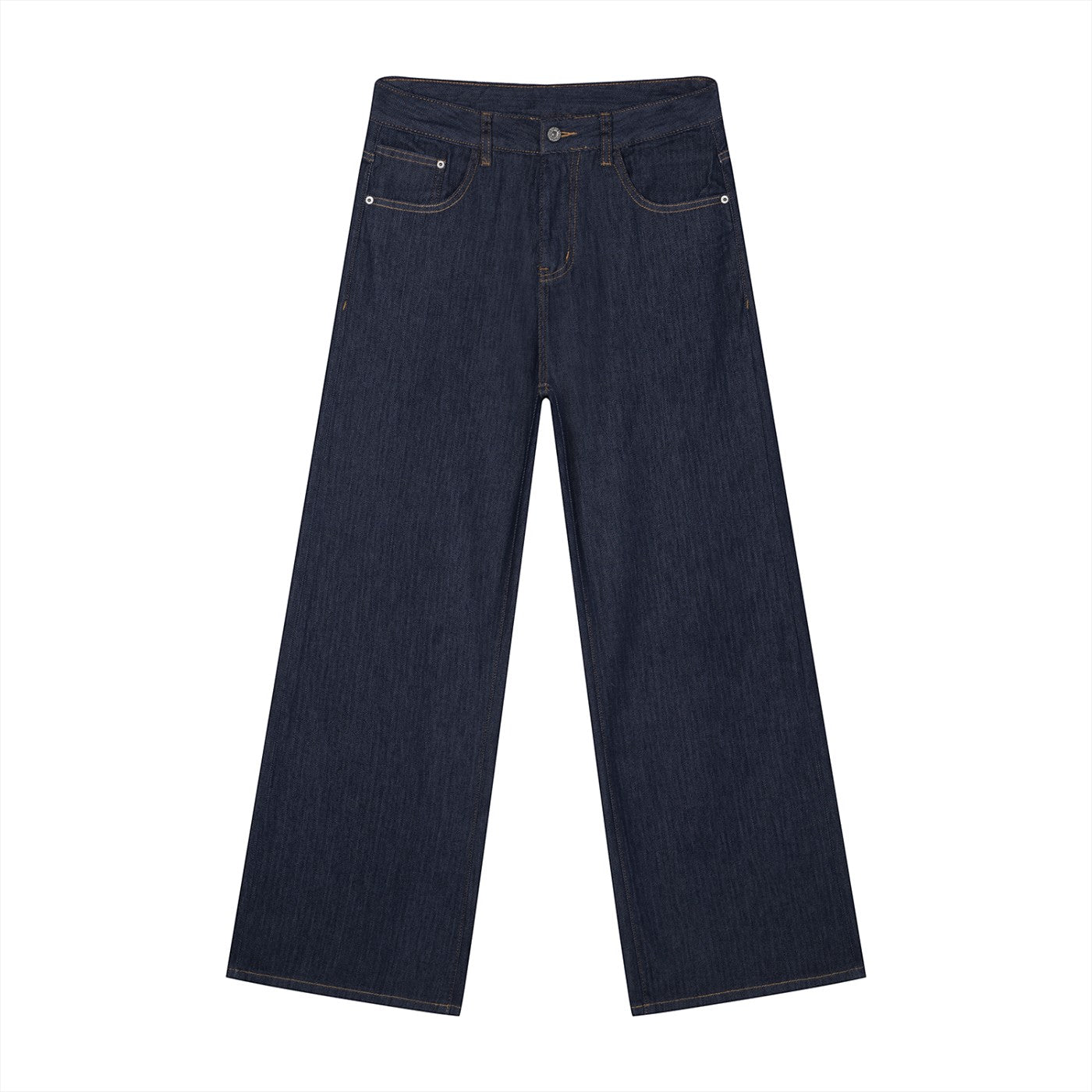 Drift Loose Fit Wide Leg Jeans Studio Ruban — model front