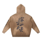 Haze vintage wash hoodie Studio Ruban — detail shot