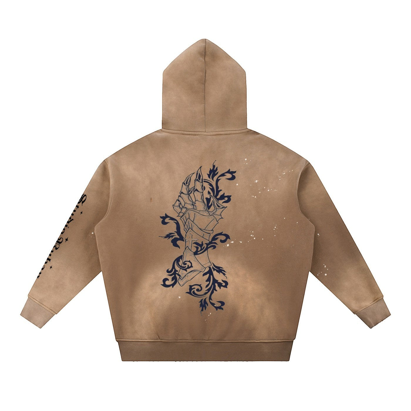 Haze vintage wash hoodie Studio Ruban — detail shot
