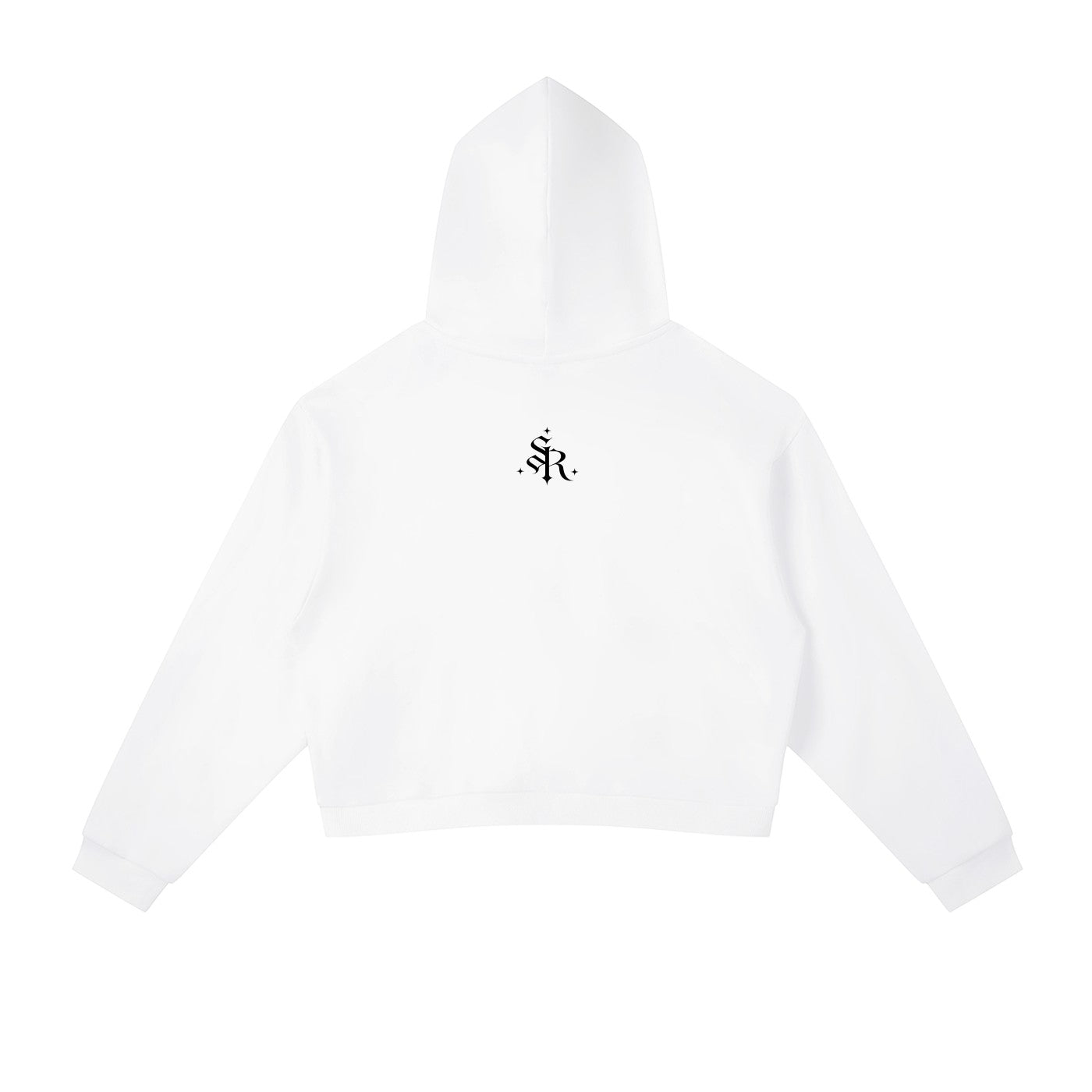Zara cropped hoodie Studio Ruban — detail shot