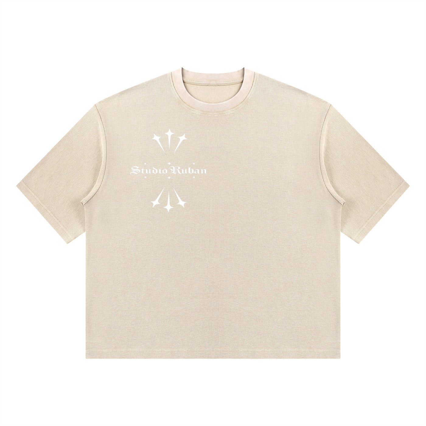Rex Waffle Boxy T-Shirt Studio Ruban — colour variant 4