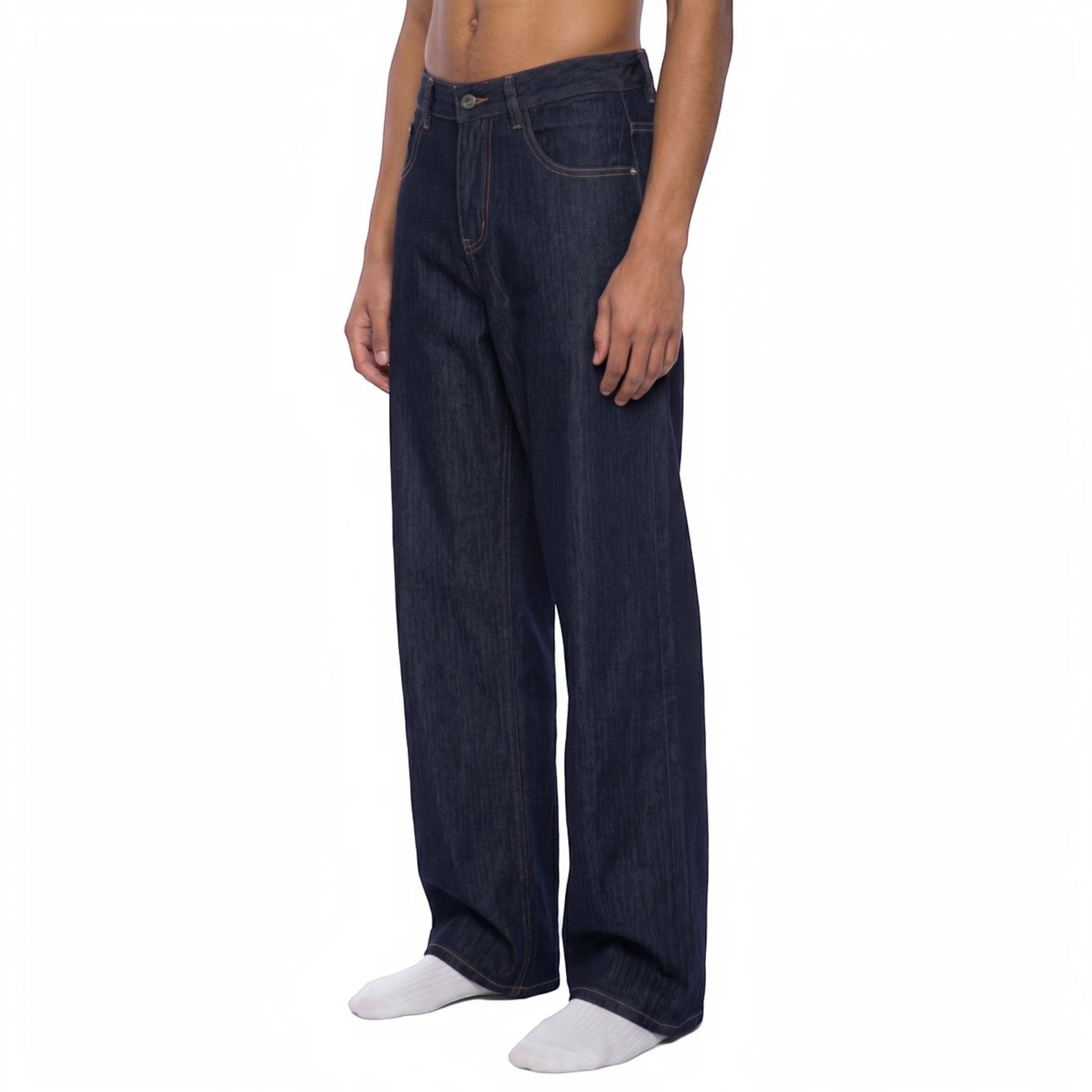 Drift Loose Fit Wide Leg Jeans Studio Ruban — outfit view