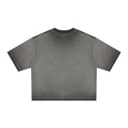 Fade reverse dyed boxy tee Studio Ruban — on model