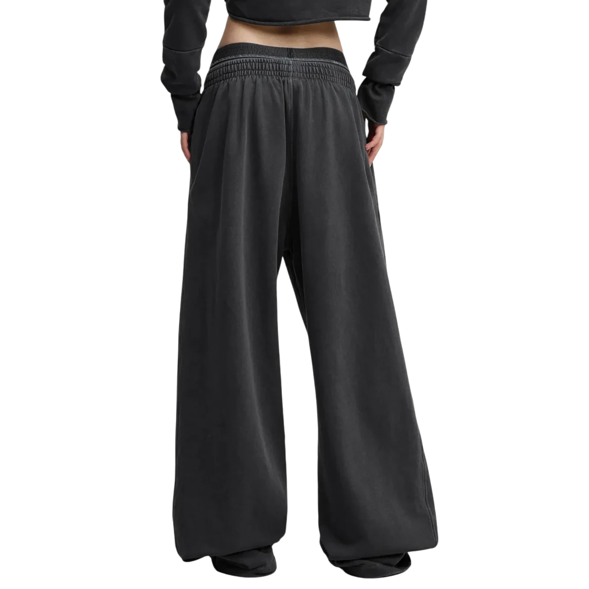Elina wide leg sweatpant Studio Ruban — side view