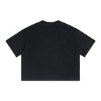 Rosalia drop shoulder tee Studio Ruban — detail shot