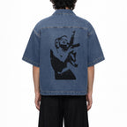 Quill | Quarter-Zip Denim Shirt