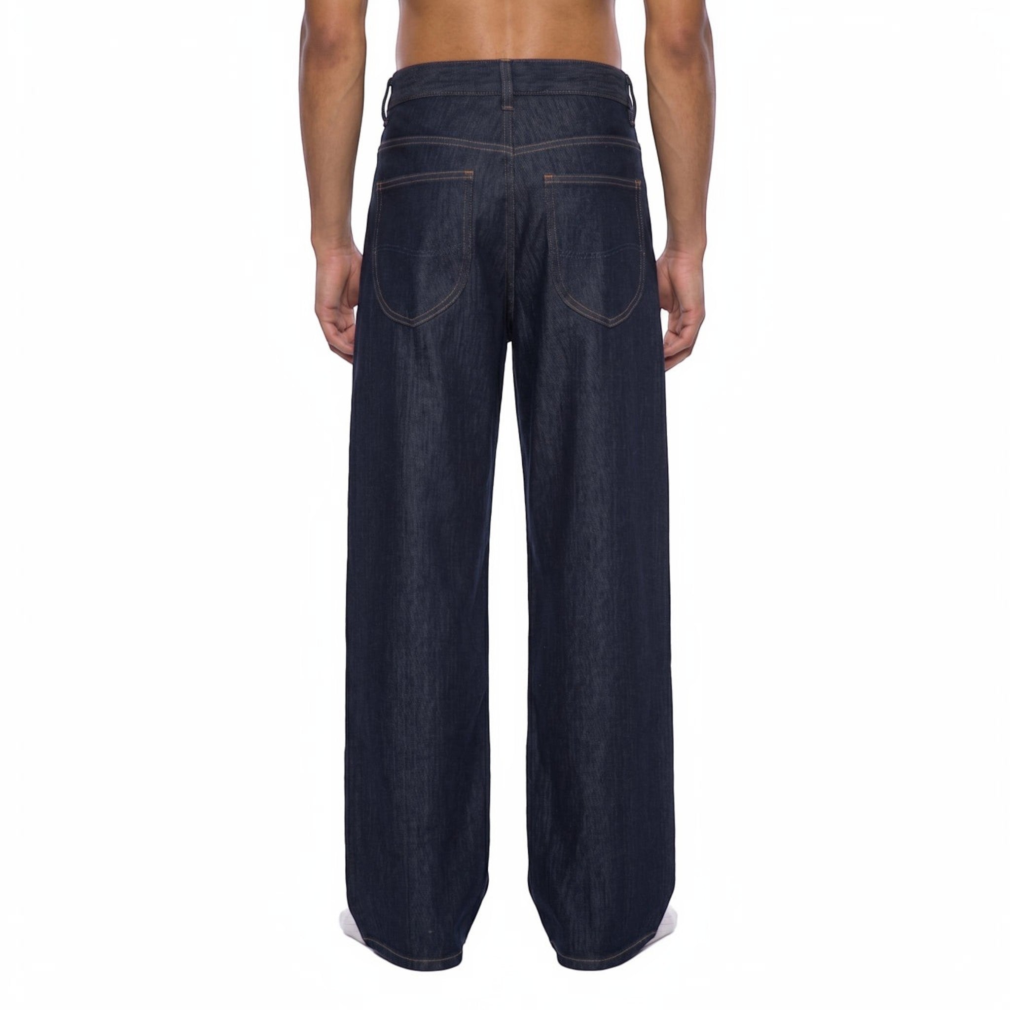 Drift Loose Fit Wide Leg Jeans Studio Ruban — back view