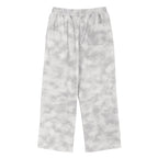 Studio Ruban grey tie-dye fleece sweatpants with a loose fit and drawstring waist.