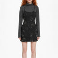 Lily embellished spaghetti strap mini dress Studio Ruban — front view