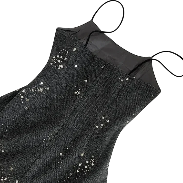 Lily embellished dress Studio Ruban — lifestyle shot